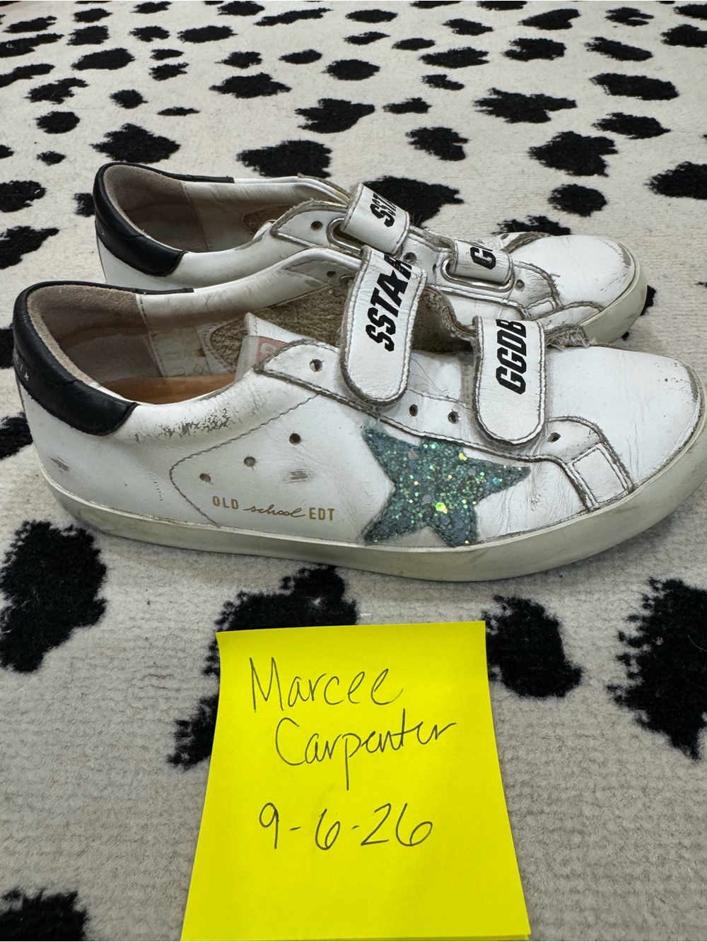 Golden goose old school tennis shoes